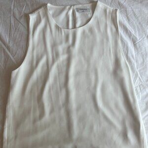 Babaton by Aritzia White Sleeveless Blouse – Size M